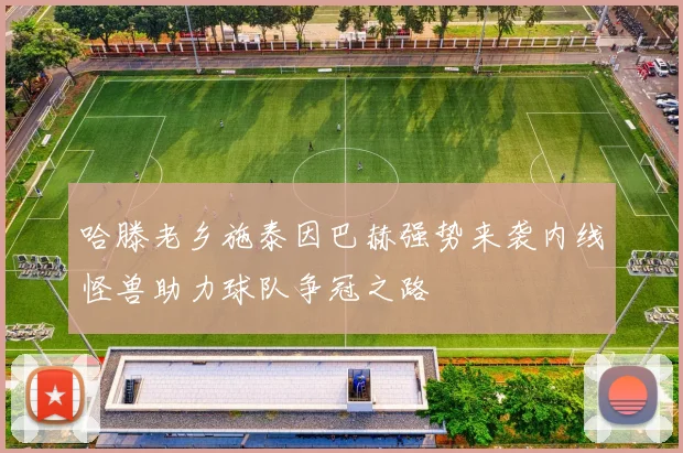 哈滕老乡施泰因巴赫强势来袭内线怪兽助力球队争冠之路